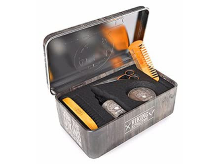 Viking Revolution Ultimate Beard Kit Beard Grooming Kit with Beard Brush Beard Comb Beard Balm Beard Oil Beard Moustache