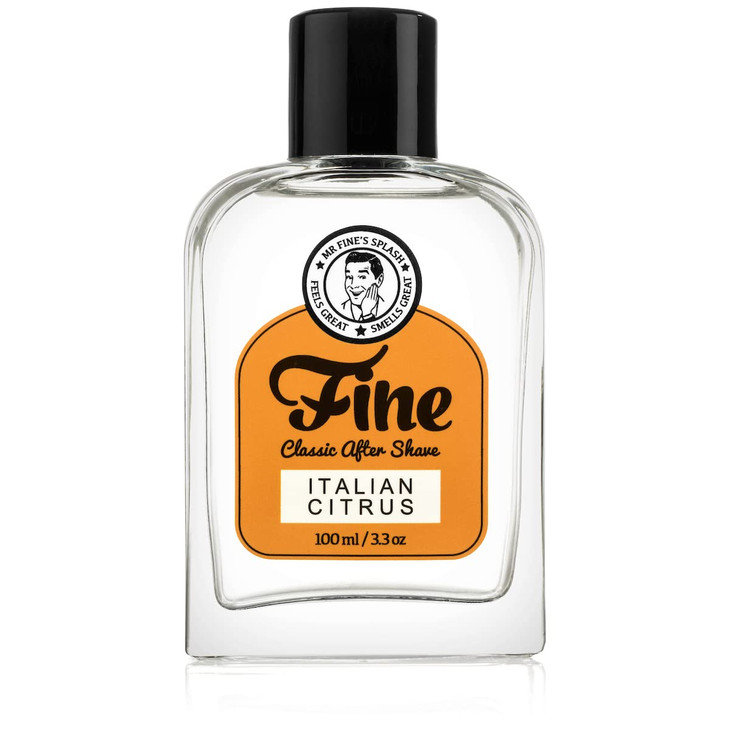Fine Mens Aftershave Italian Citrus Fragrance Soothing Toning Post Shave Balm Calms Razor Burn Classic Barbershop Feel A