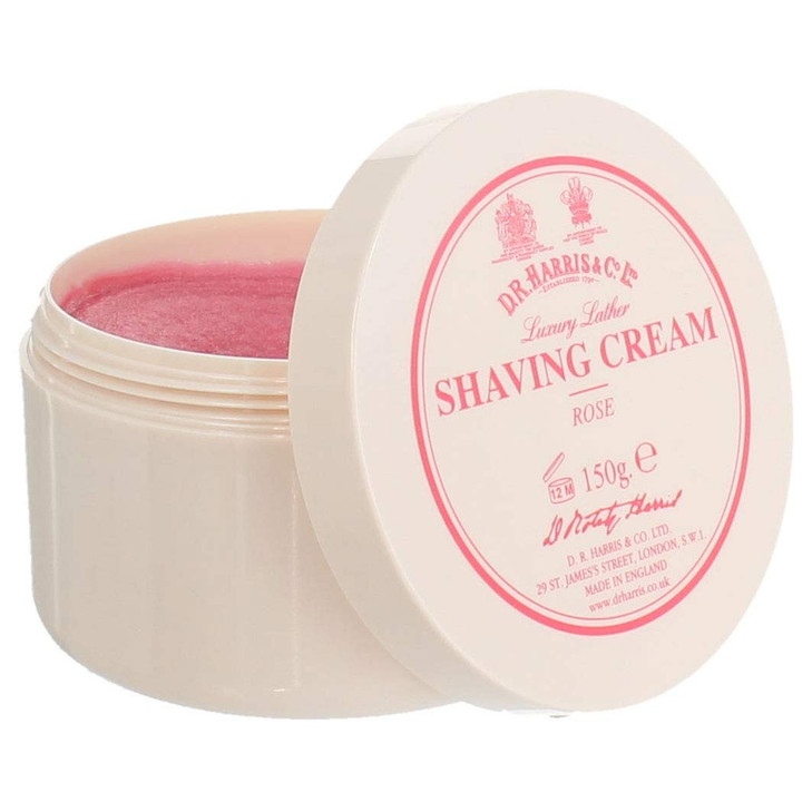 DR Harris Co Rose Shaving Cream Bowl 150g