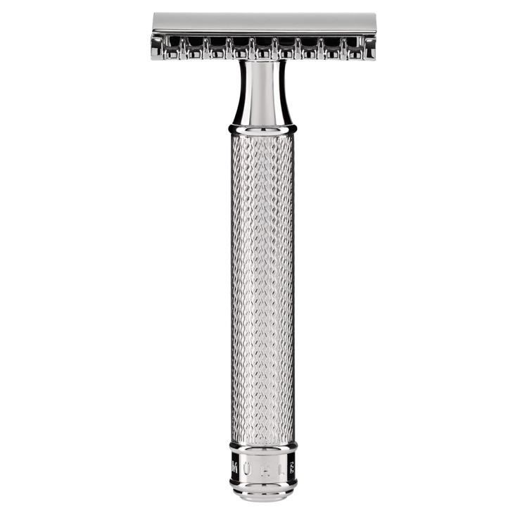 MHLE TRADITIONAL R41 Double Edge Safety Razor Open Comb For Men Perfect for Every Day Use Barbershop Quality Close Smoot