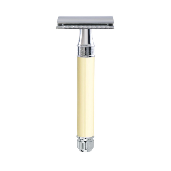 Edwin Jagger DE87BLAMZ Classic Double Edge Manual EcoFriendly and Reusable Safety Razor for Men and Women for Shaving Cr