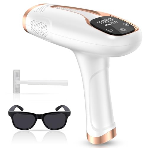 Hair Removal Device Laser Hair Removal for Women and Men IPL Hair Removal AtHome 999999 Flashes Painless Hair Remover on