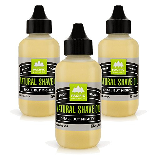Pacific Shaving Company Natural Shaving Oil Shaving Oil for Men Women Avocado Oil Sunflower Seed Oil Vitamin E Oil for F
