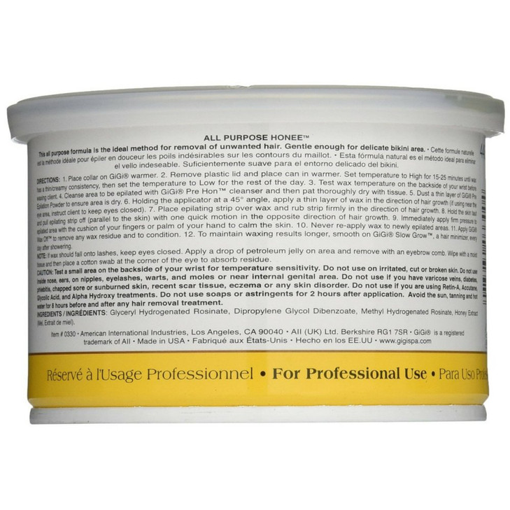 GiGi All Purpose Honee Wax 14 oz Pack of 6