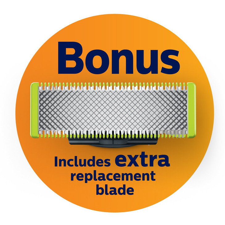Philips Norelco OneBlade Face Body Bonus Pack with FREE Blade QP263072