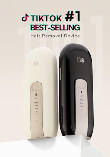 Laser Hair Removal Device for Women and Men INIA Fond Hair Remover with LongLasting in Hair Reduction for BodyFace Safe