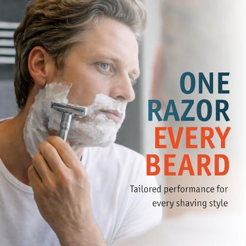 MERKUR FUTUR 701 Adjustable Double Edge Safety Razor Bright Chrome Adjustable Razor With Dial Made in Germany PlasticFre