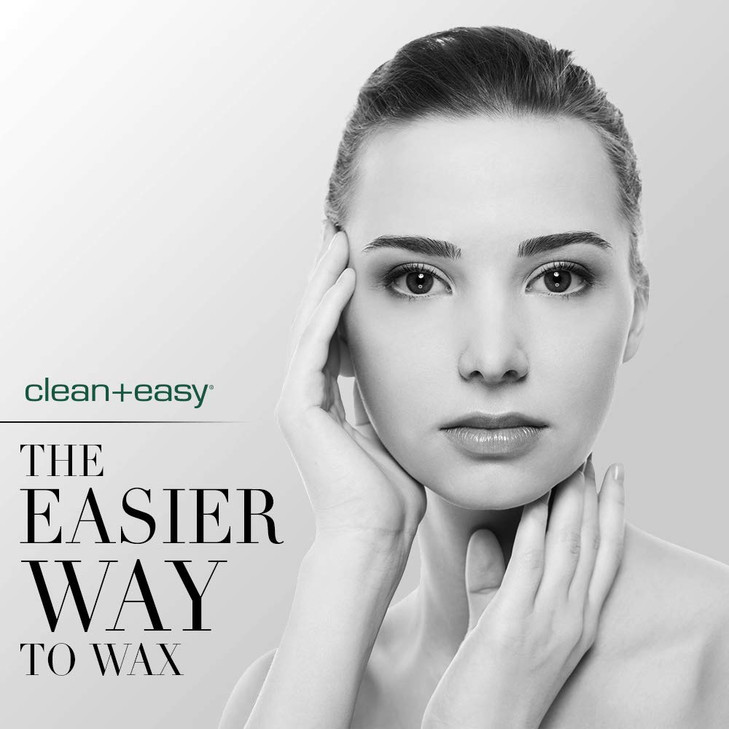 Clean Easy Roll On Wax Kit 120V Complete Waxing Face and Body Hair Removal Wax Roller Kit for Flawless Skin Top Pick for