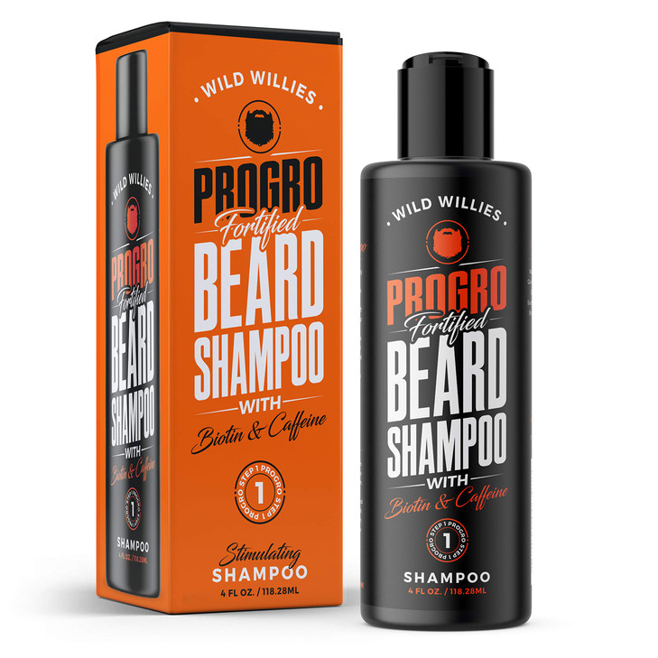 Wild Willies Beard Shampoo with Biotin Caffeine Nourishes Strengthens Moisturizing AntiDandruff Face Wash for Men of All