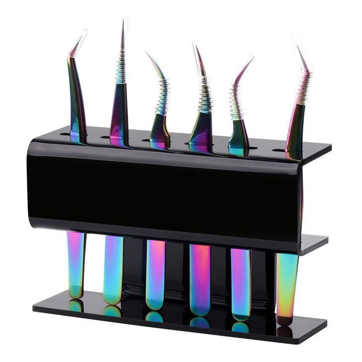 Lash Extension Supplies GEMERRY Tweezer Holder Tweezer Stand for Eyelash Extension Supplies Accessories Tools Acrylic Di