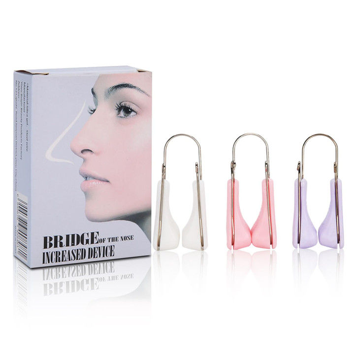 Dioche Nose Up Lifting Shaper Clips Set 3Pcs Unisex Girls Boys Men Women Hair Trimmer Nose