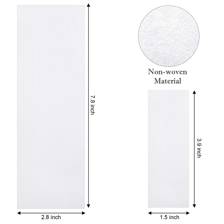 Maitys 1000 Pieces Nonwoven Wax Strips for Body Facial Hair Removal Beauty Waxing Sheets Soft Wax Strips for Women Men L