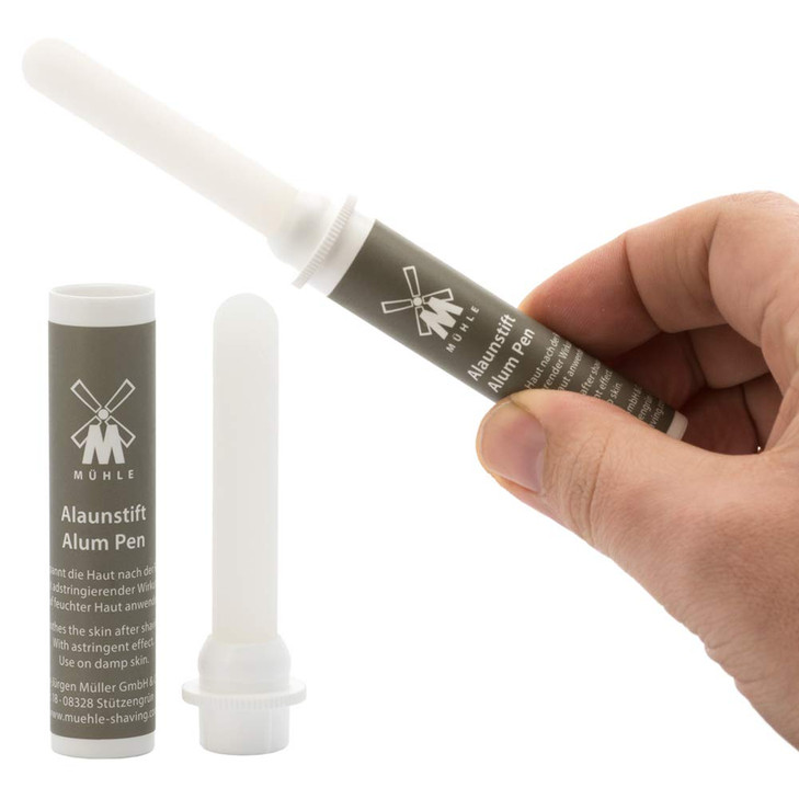 MUHLE Styptic Pencil All Natural Alum Stone Aftershave Antiseptic Helps Heal Nicks Cuts and Razor Bumps