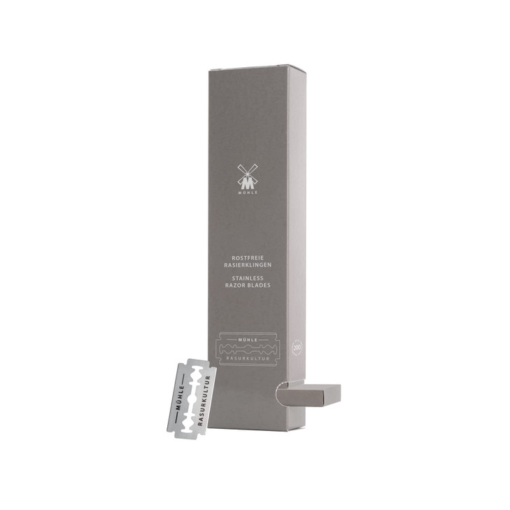 MUHLE Stainless Steel Safety Razor Blades 200 Pack