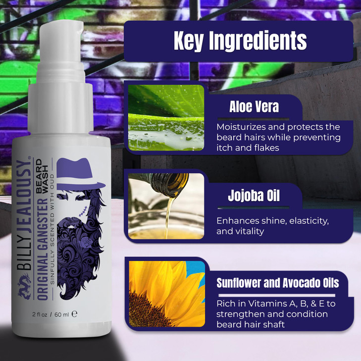 Billy Jealousy Beard Oil for Men Weightless Low Shine and Hydrating Beard Moisturizer for Softer Hair Helps Prevent Itch