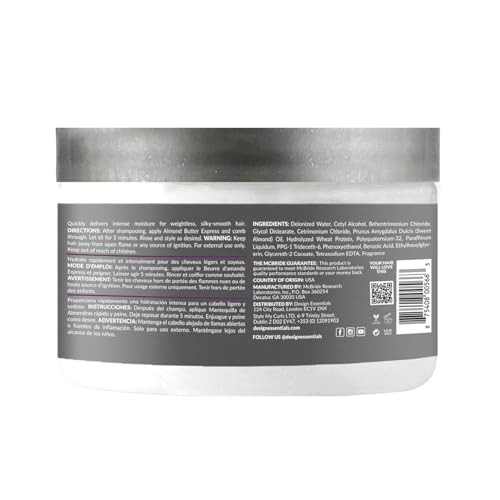 Design Essentials Almond Butter Express Instant Moisturizing Conditioner For Hydrating and Moisturizing Dry Brittle Hair