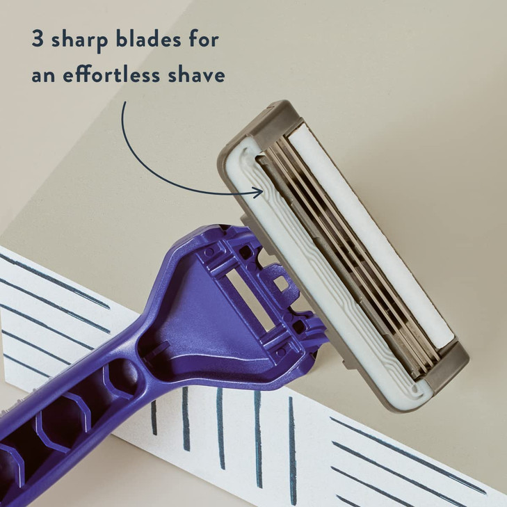 Harrys Disposable Razors for Men 10 Count 3Blade Mens Razors for Travel and OntheGo Convenience
