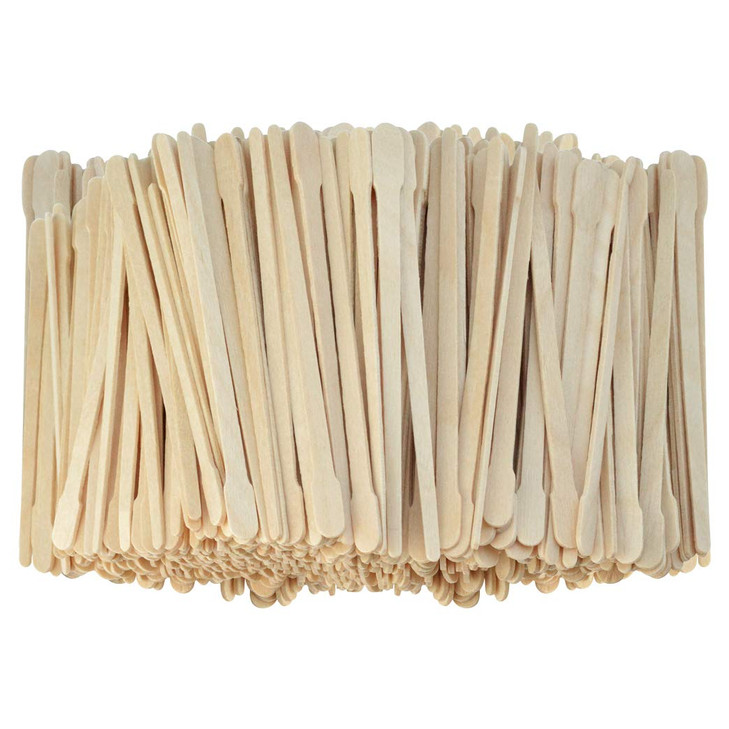1000pcs Wax Wood Sticks Waxing Applicators for Hair Body Eyebrow and Nose Removal