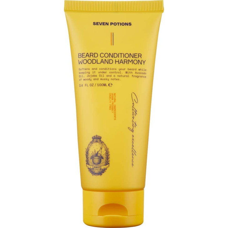 SEVEN POTIONS Beard Conditioner for Men Prevents Beard Itch and Dandruff Natural Vegan Cruelty Free Woodland Harmony 34