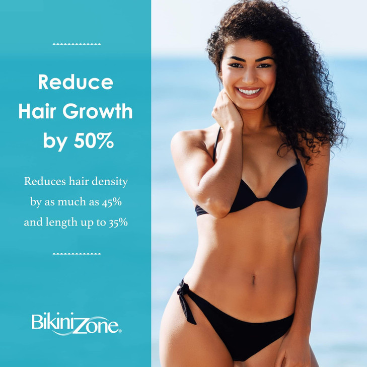 Bikini Zone Hair Growth Inhibitor Cream Helps Stop Hair Growth for Face Legs Lips Chin Reduces Hair Density Length Painl