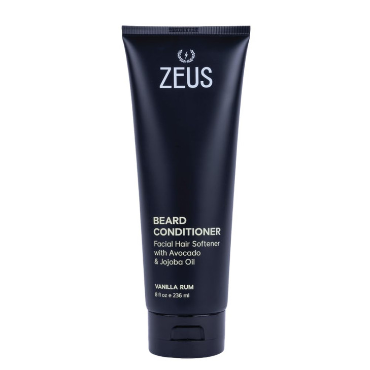 ZEUS Beard Conditioner Wash Cleansing Moisturizing Beard Wash with Green Tea Natural Ingredients to Soften Facial Hair M