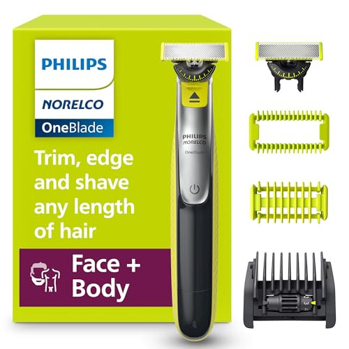 Philips Norelco for Face Body Electric Beard Trimmer Shaver and Groomer 5in1 Adjustable Comb 1x Body Kit Model QP283470