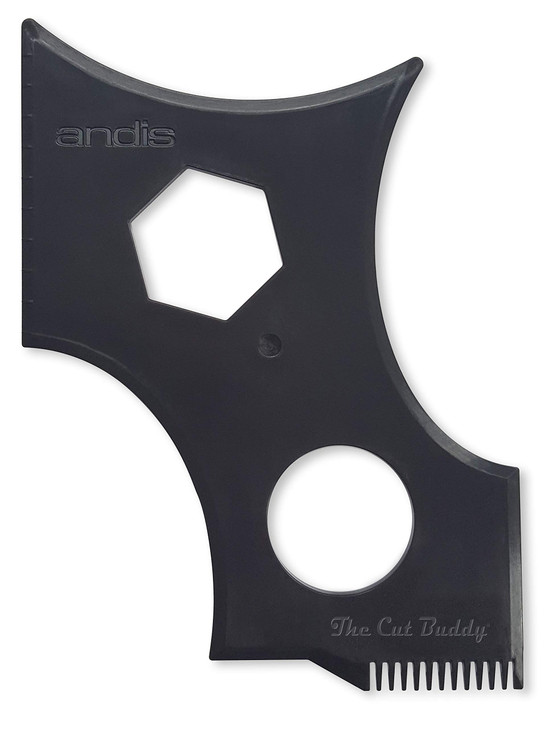 Andis Beard Shaping Tool for All Beards and Hairlines Premium Hair Buddy for Trimming Styling Facial Hair Black