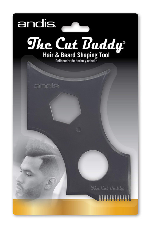 Andis Beard Shaping Tool for All Beards and Hairlines Premium Hair Buddy for Trimming Styling Facial Hair Black