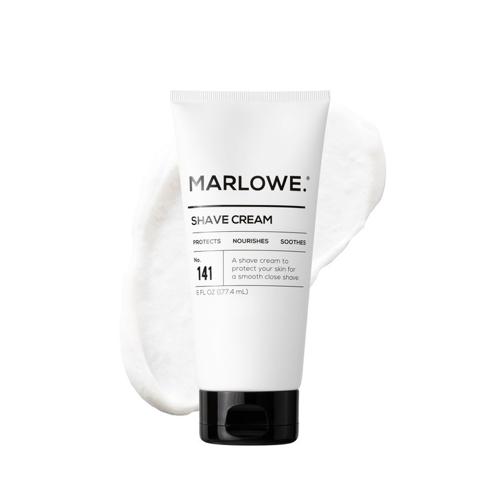 MARLOWE No 141 Shave Cream 6 oz Conditioning Shaving Cream with Shea Butter Coconut Oil Smooths Protects for a Close Sha