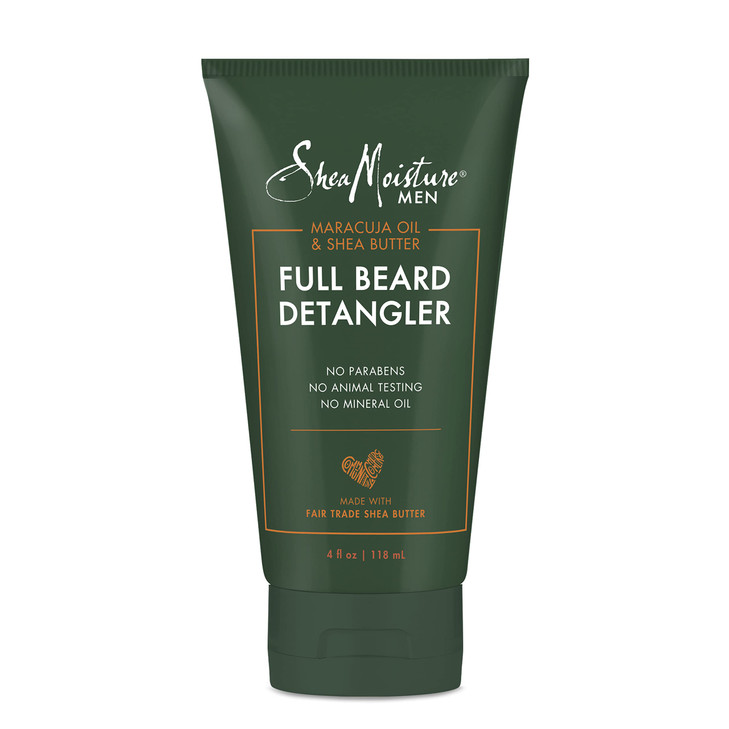 SheaMoisture Beard Conditioner Full Beard Detangler for Full Beards Maracuja Oil and Shea Butter Paraben Free 4 oz