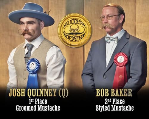 Mustache Wax Strong Hold Grooming For Men Sudden Death Moustache Beard Wax 1oz Tin Perfect For Handlebar Mustaches By De