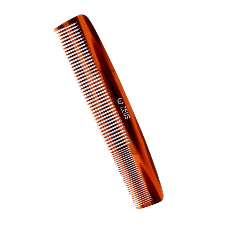 ZEUS 75 Large Beard Mustache Comb Handmade SawCut Comb for Mens Grooming AntiStatic UltraSmooth Finish for SnagFree Styl