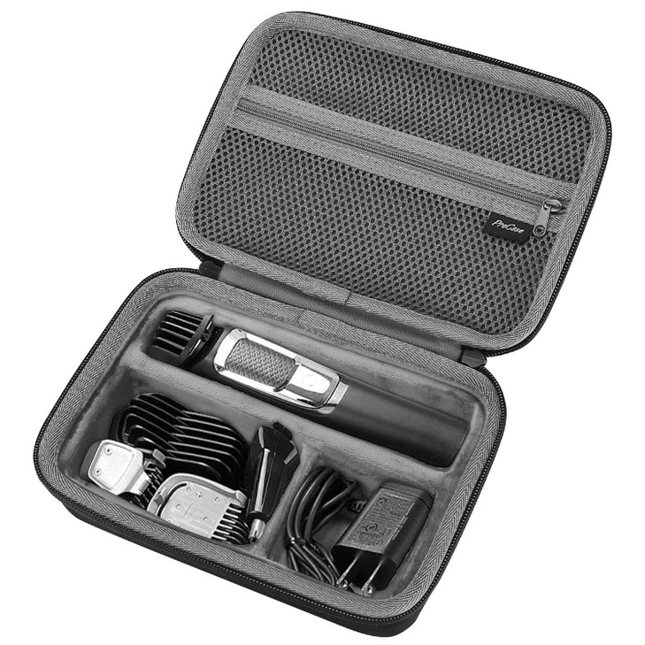 ProCase Hard Travel Case for Norelco Multigroom Series 3000 5000 7000 MG3750 MG575049 MG775049 Mens Electric Trimmer Sha