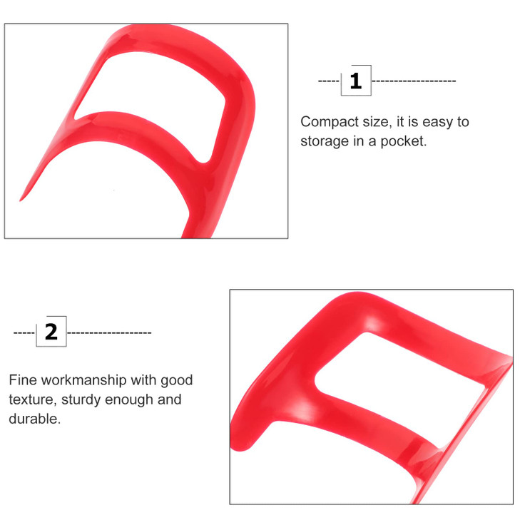 Healifty Goatee Shaving Template Shaping Edge Up Tool for Goatee Trimming Lineup Beard Grooming Kit for Men Barber Suppl