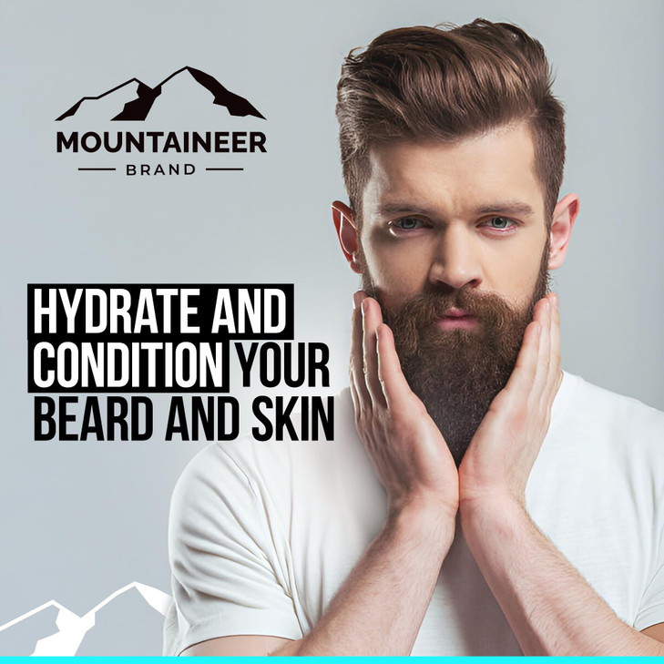 Mountaineer Brand Natural Beard Balm with Timber Scent Scents Inspired by Nature Beard Butter for Men Leave in Condidtio