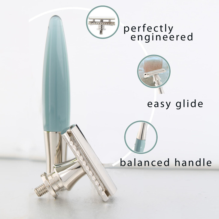 Shave Double Edge Razor Blue