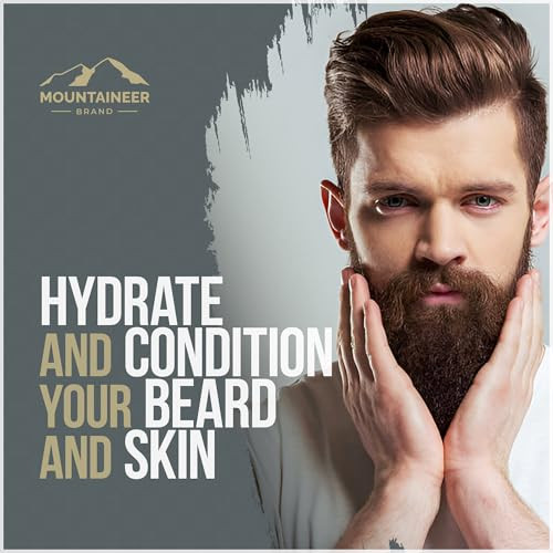 Mountaineer Brand Natural Heavy Duty Beard Balm Timber Scent Made in West Virginia Beard Tamer Conditions Softens Tames