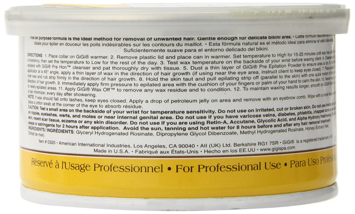 Gigi All Purpose Honee Wax 8 oz Pack of 2
