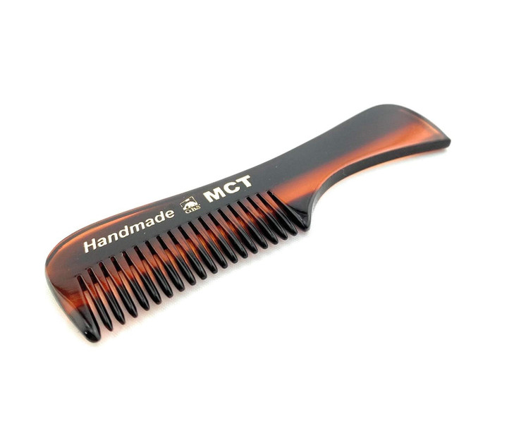 GBS MCT Handmade FineToothed Beard Mustache Comb SawCut and Hand Polished