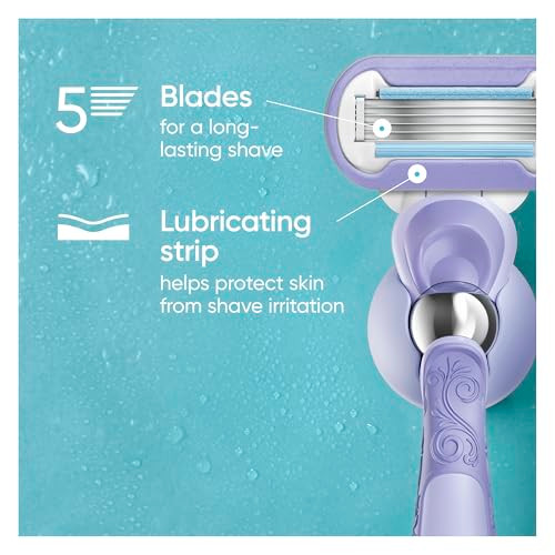 Gillette Venus Extra Smooth Swirl Womens Razor Blade Refills 4 Count