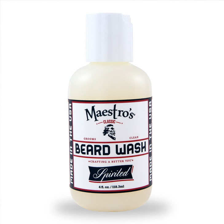 Maestros Classic BEARD WASH AntiItch Deep Cleaning NonDrying Fully Hydrating Gentle Cleanser For All Beard Types Lengths