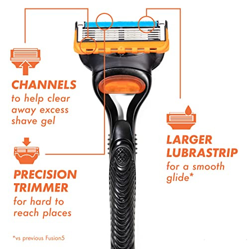 Gillette Fusion5 Razor Refills for Men 2 Razor Blade Refills