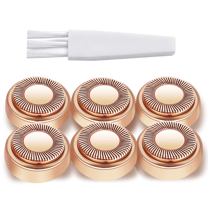 Facial Hair Remover Replacement Heads Compatible with Finishing Touch Flawless Facial Hair Removal Tool for Women As See