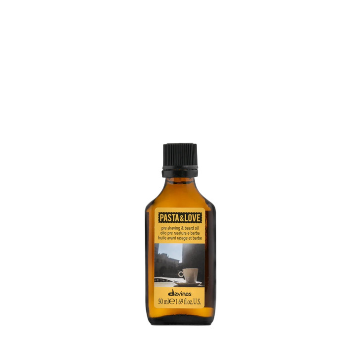 Davines Pasta Love Mens Hydrating and Protective PreShaving Plus Beard Oil Weightless and ResidueFree 169 fl Oz