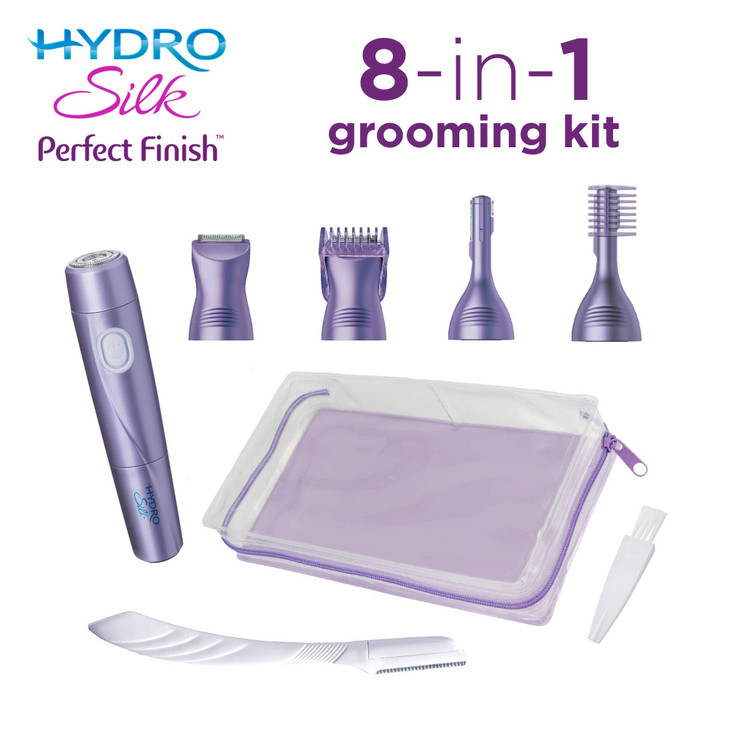 Schick Hydro Silk Perfect Finish Trimmer 8in1 Grooming Kit for Women