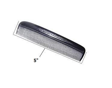 GBS Stylish Black Combs 507inch Styling Essentials Comb Includes 10 Plastic Hair Combs Fine All Fine Combs for Women Men