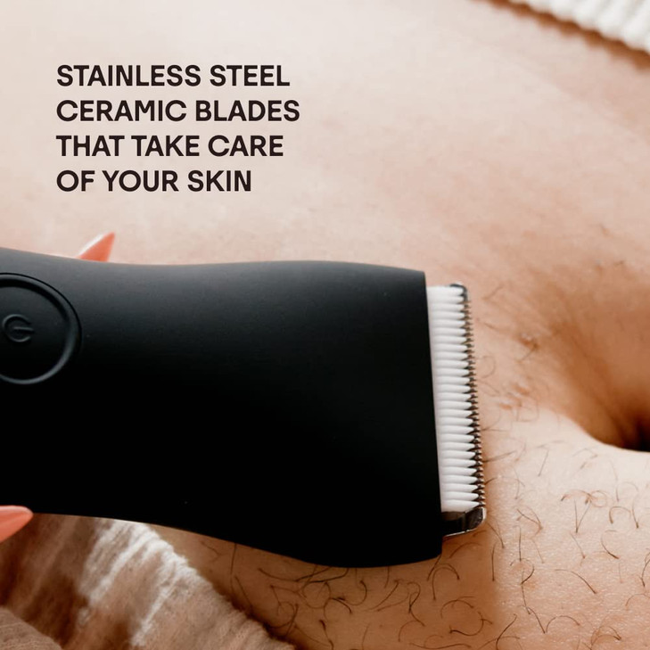 Meridian Trimmer Replacement Blade Onyx Ceramic Blades for Electric Body Pubic Hair Trimmer 1 Pack