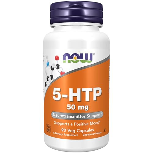 NOW Foods Supplements, 5-HTP (5-hydroxytryptophan) 50 mg, Neurotransmitter Support*, 90 Veg Capsules online at globaldelivered