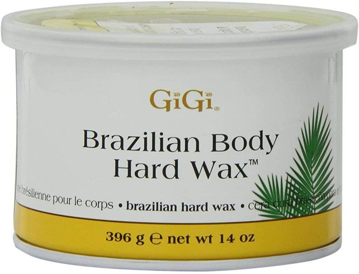 Gigi Tin Brazilian Body Hard Wax 14 Ounce Pack of 2