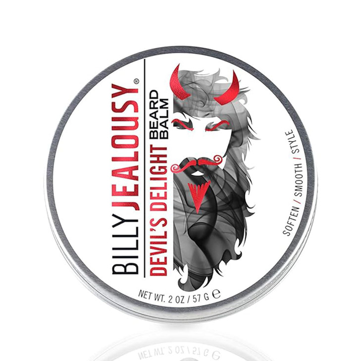 Billy Jealousy Moisturizing Strengthening Softening Everyday Scented Beard Balm Devils Delight 2 oz